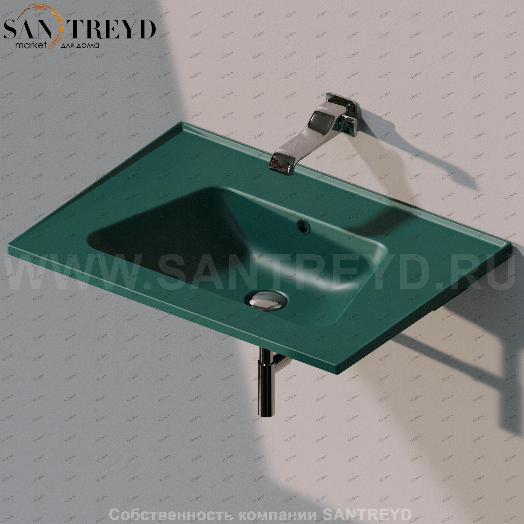 BM70L5020 Подвесная раковина настенная прямоугольная Ceramica Flaminia Bloom