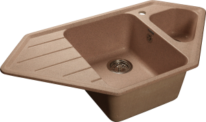 Кухонная мойка Искусственный камень CORNER S383 GranFest