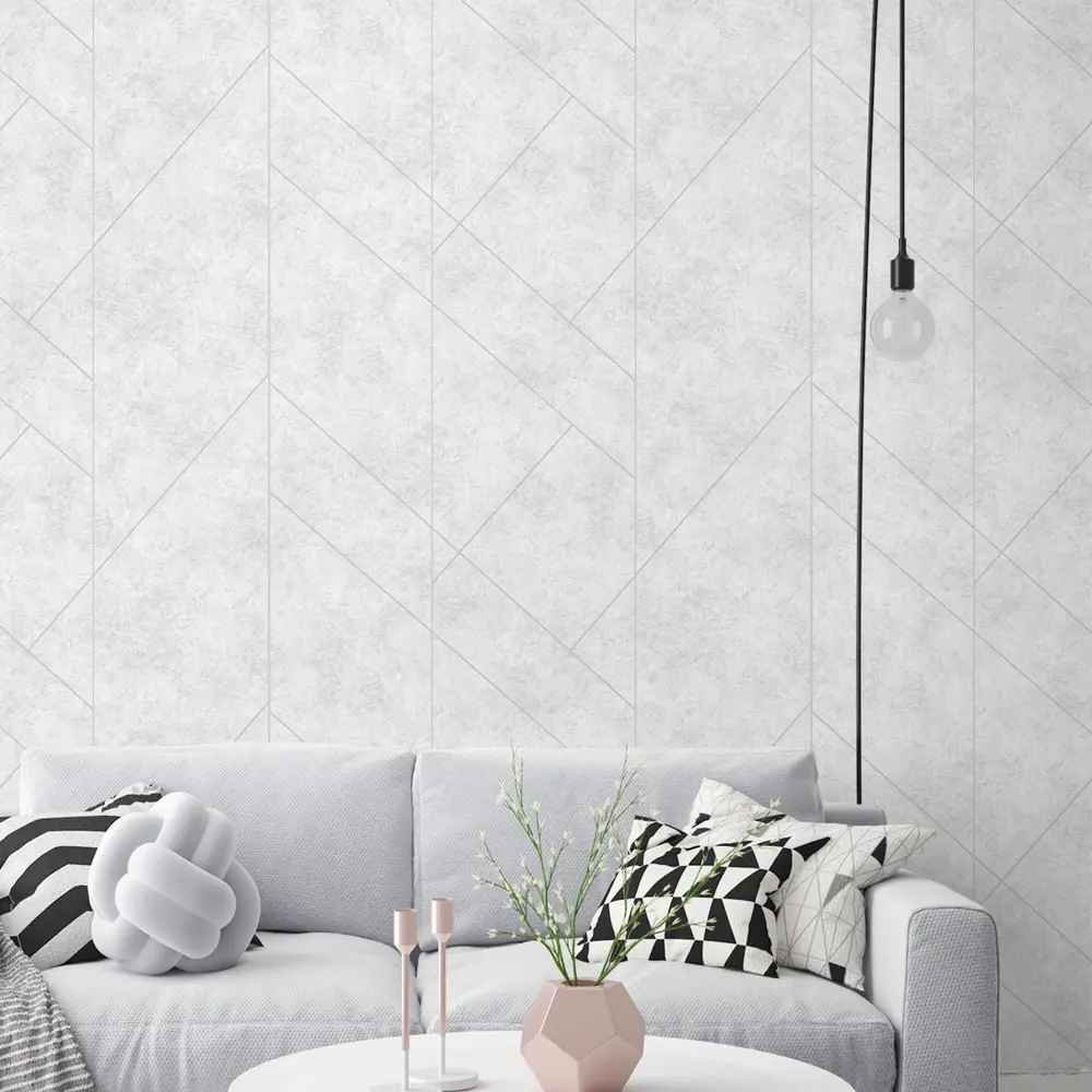 Флизелиновые обои Erismann Maison светло-серые с виниловым покрытием 89392223 STLM-1476606 - Вид №3