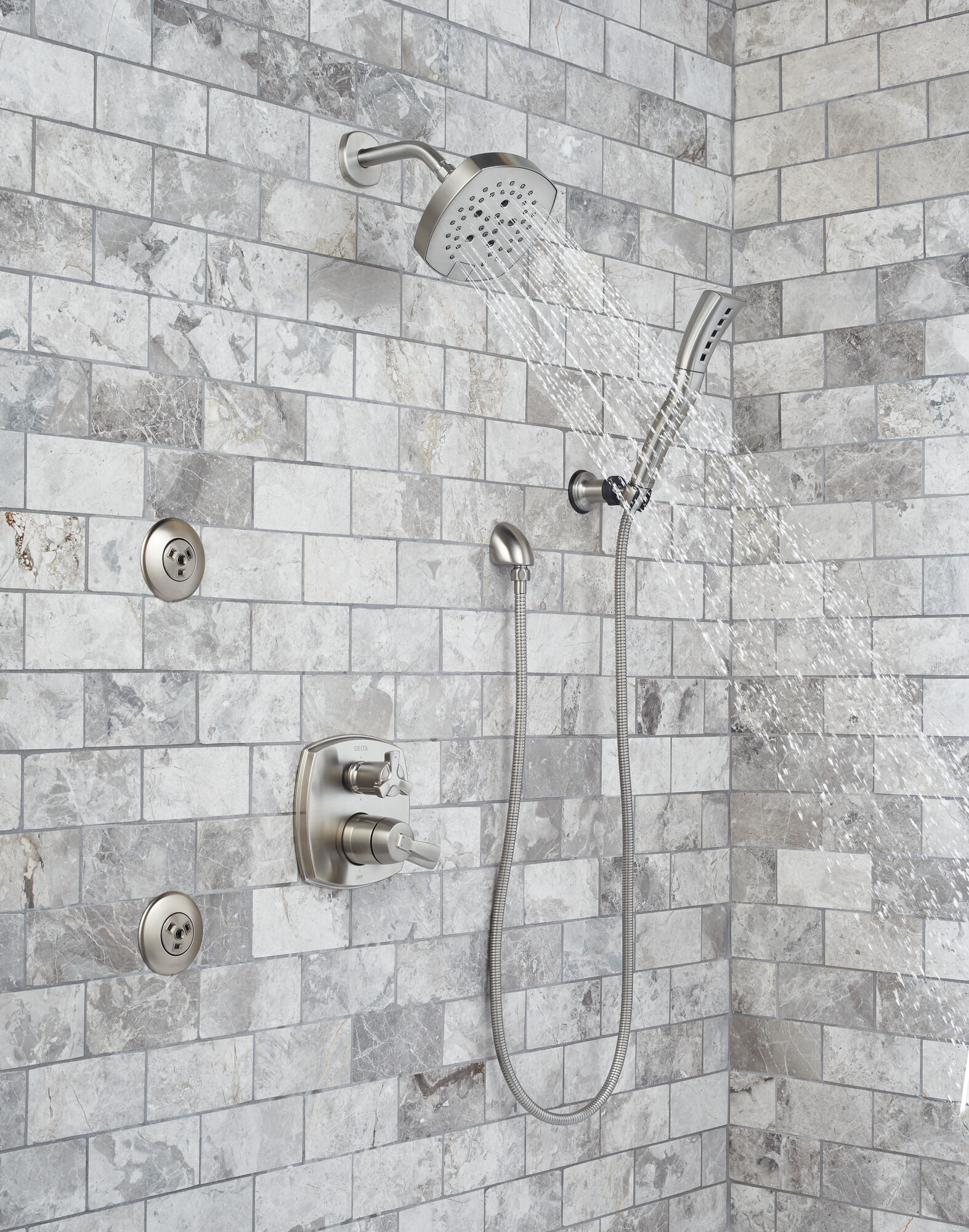 T50010-SS Спрей для тела HydraChoice® Body Spray Trim Delta Faucet HydraChoice Body Spray System Нержавеющая сталь  - Вид №1