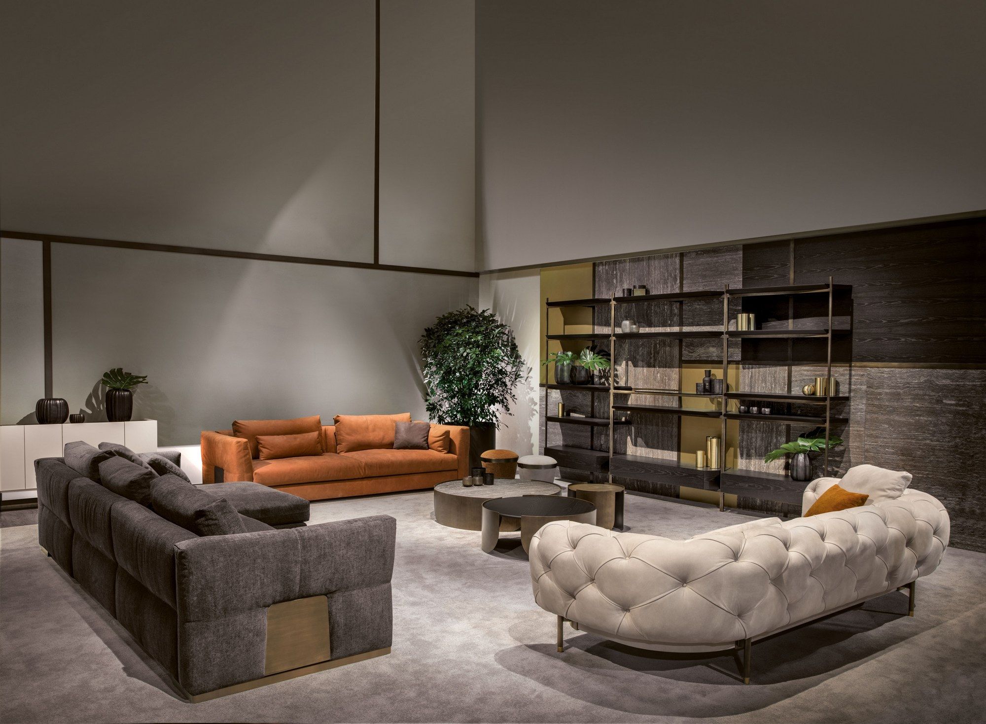 Круглый металлический журнальный столик Cantori Atenae ARCH-00063333 - Вид №5