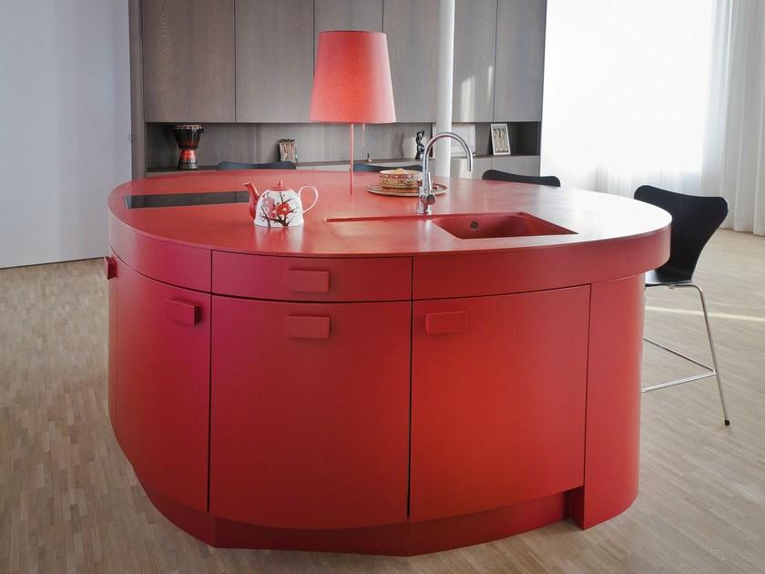 HI-MACS Кухонная столешница из hi-macs® sun-id-1355942 - Вид №14