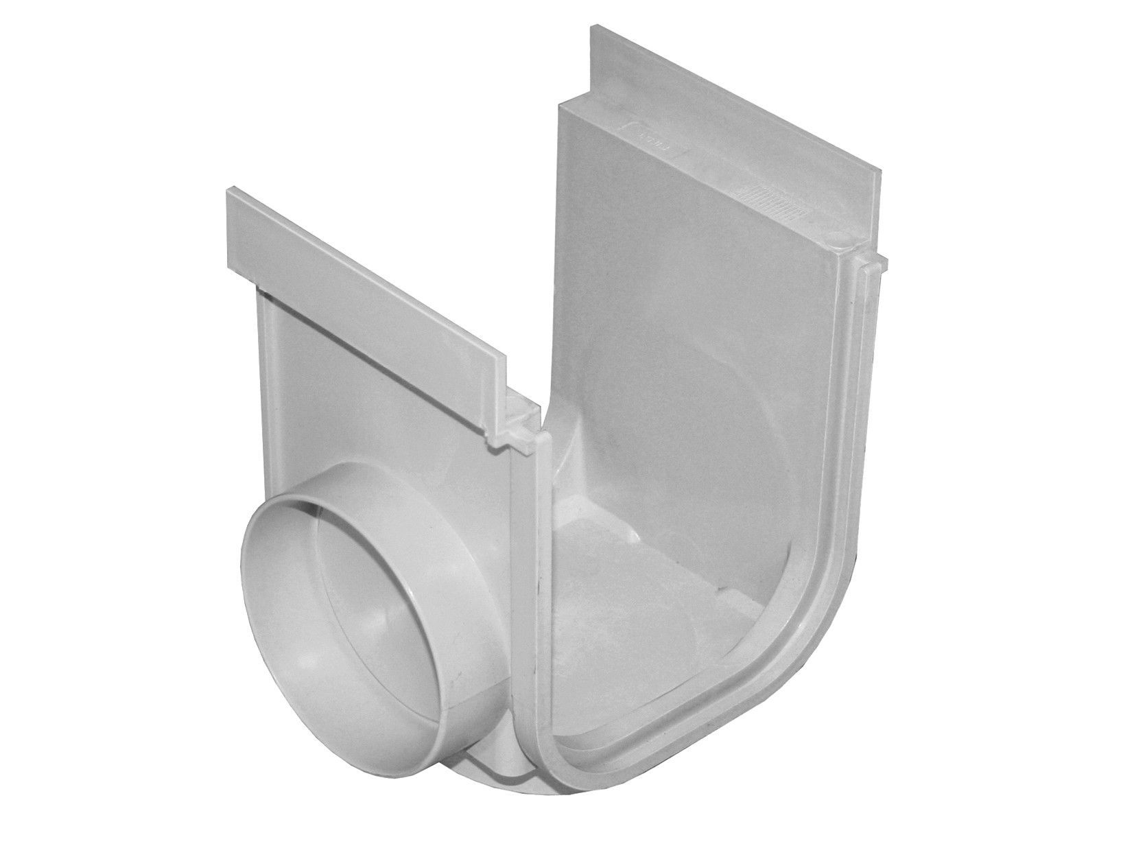 Соединение слива ПВХ для канала 130 высокий First Corporation First Plast ARCH-00100304 - Вид №1