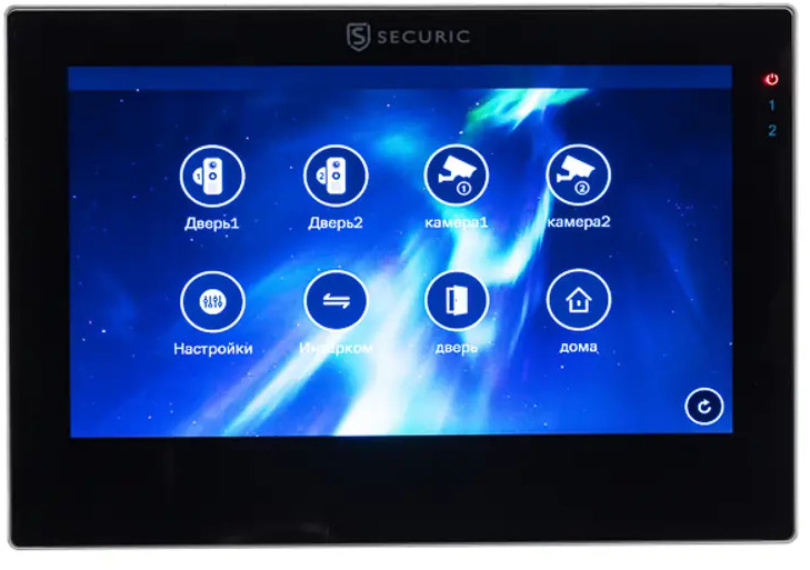 90759932 Монитор видеодомофона Securic AC-438 7" цвет черный STLM-0371553