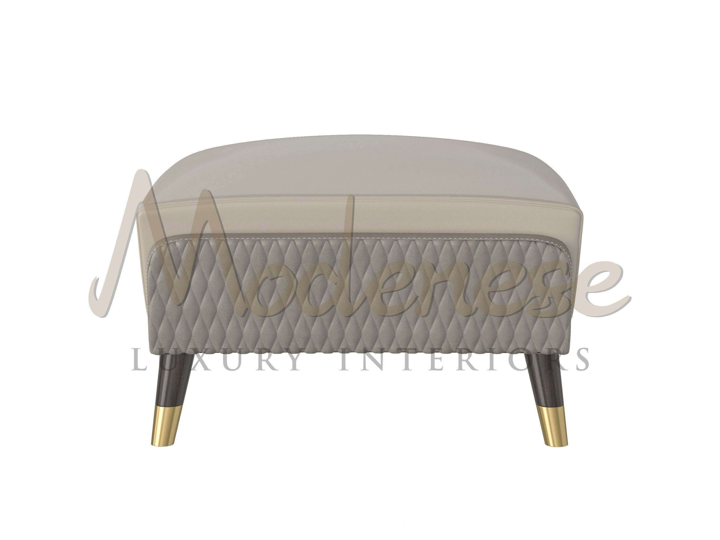 Кожаная мягкая подставка для ног Modenese Luxury Interiors HARMONY ARCH-00079424 - Вид №1