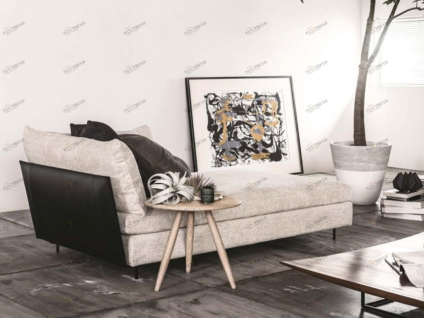 Ritzwell & Co. Мягкая кушетка со съемным тканевым чехлом Light field sun-id-1507144