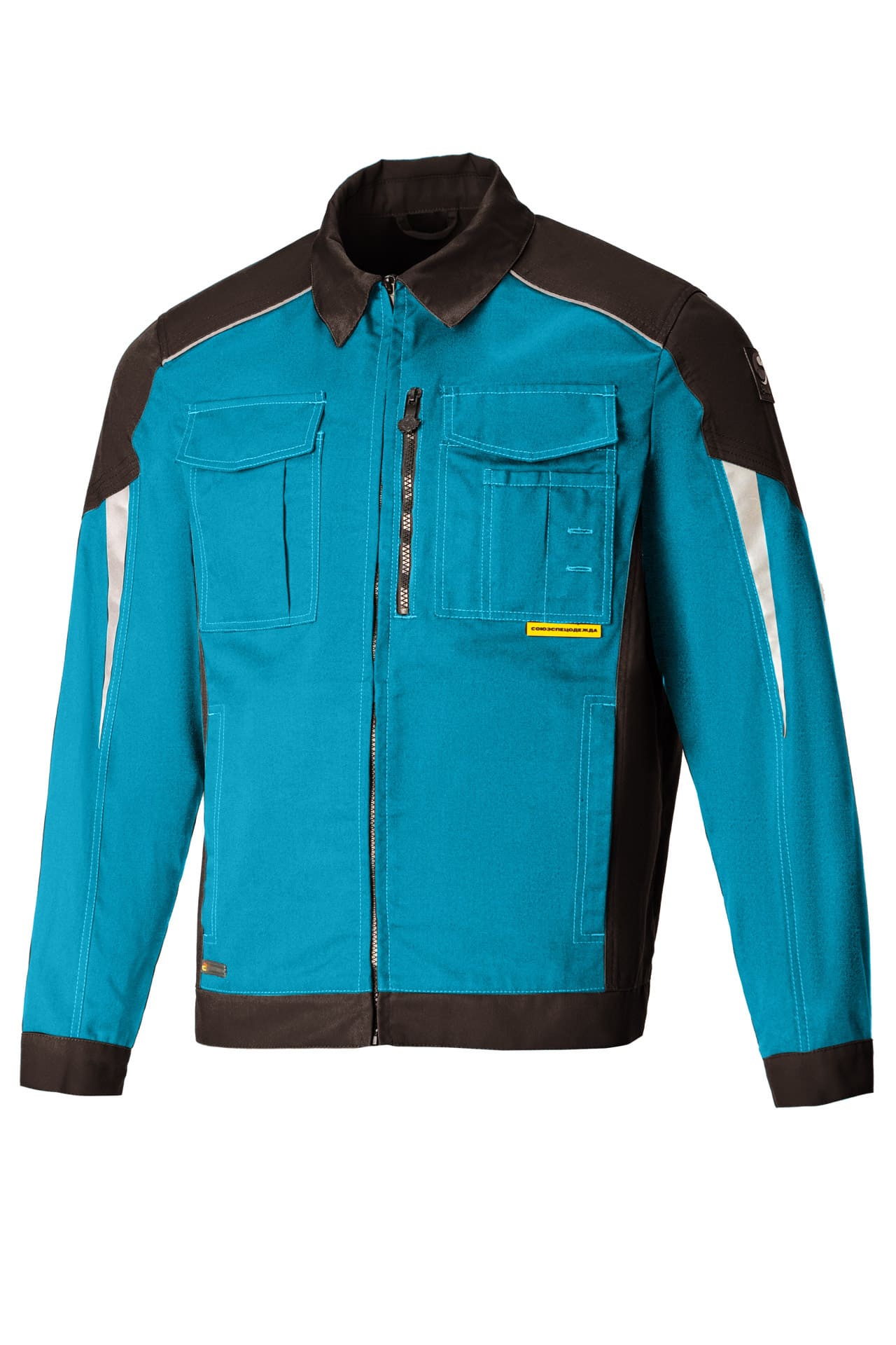 5031500 Костюм  NEW аквамарин-черный STATUS  Летняя спецодежда  размер 56-58/170-176  - Вид №1