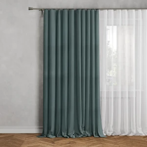 GARDEN Штора на ленте малахит 200×300 см для гостиной и спальни 89390612