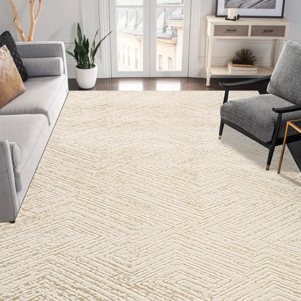 Ковер Белка Визион 200×300 см с рельефной текстурой в бежевых тонах 89424636 STLM-1568878