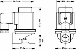 Danfoss EV251B — двухходовые электромагнитные клапаны с принудительным подъемом EV251B Клапан электромагнитный 032U538302  - Вид №5