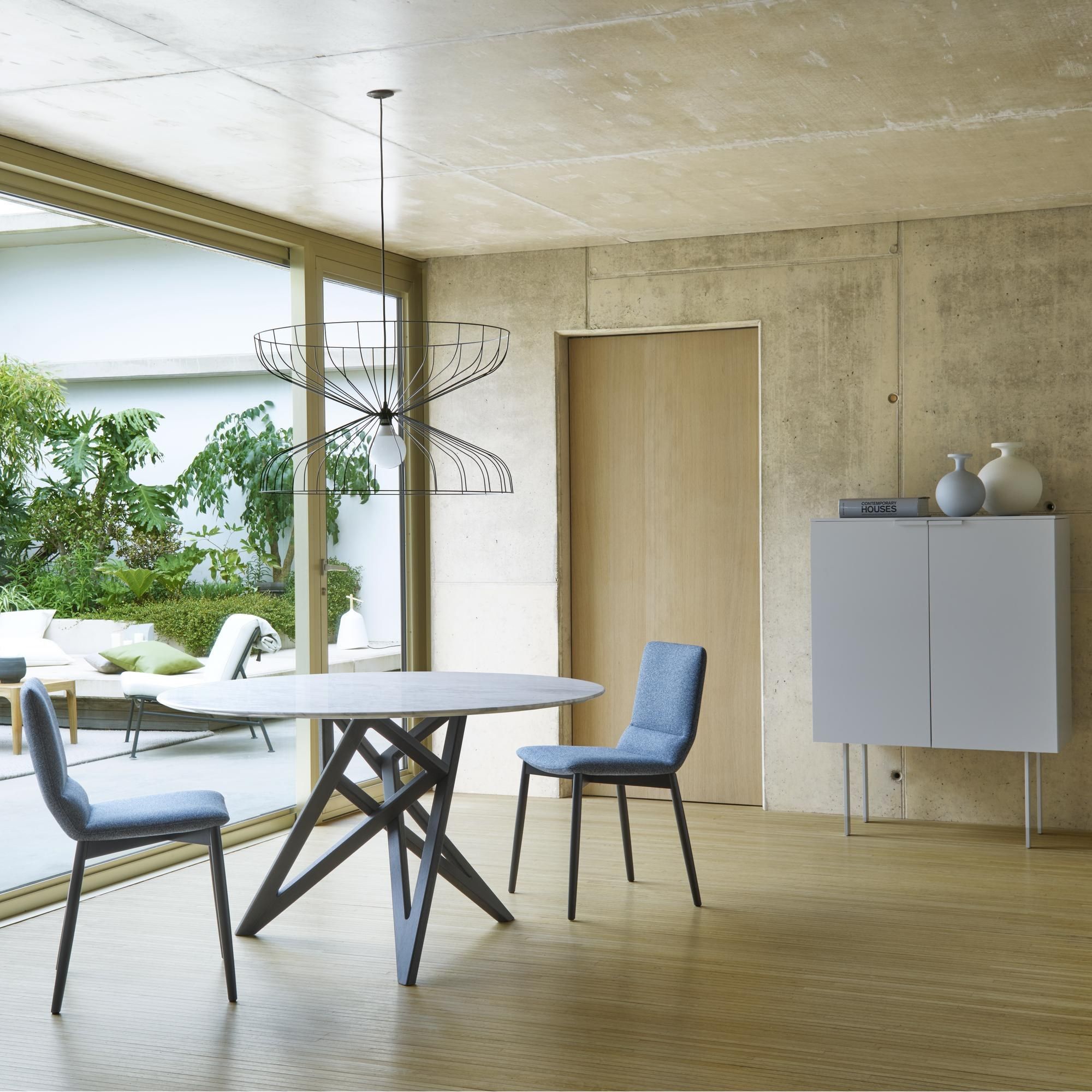 Круглый обеденный стол из каррарского мрамора Ligne Roset ENNÉA ARCH-00023628 - Вид №3