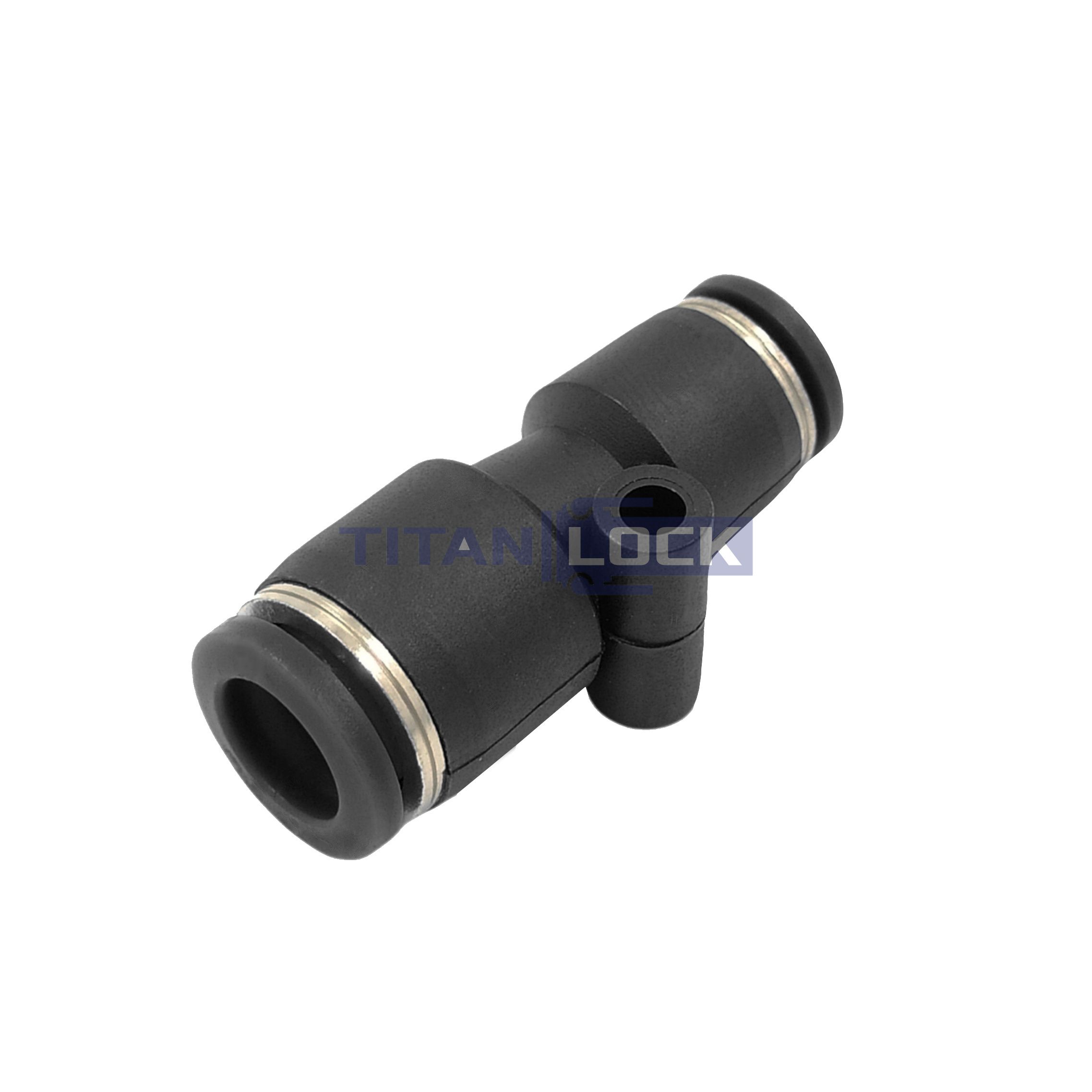 Фитинг-переходник цанговый пневматический, 6-4 мм, пластик, тип PG, TLP-PG6-4 TITAN LOCK 