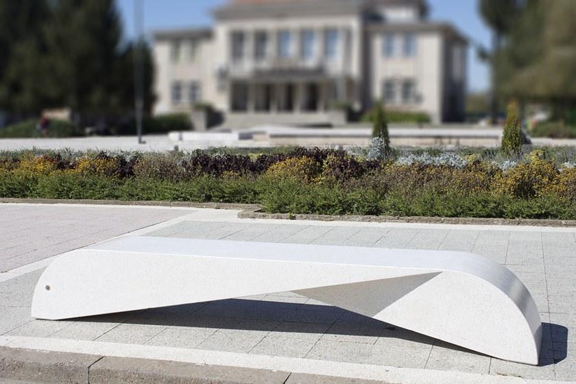 ENCHO ENCHEV - ETE Бетонная скамейка без спинки  195  - Вид №1