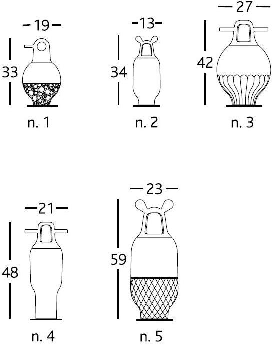 BD Barcelona Design Фарфоровая ваза Showtime sun-id-1374919 - Вид №3