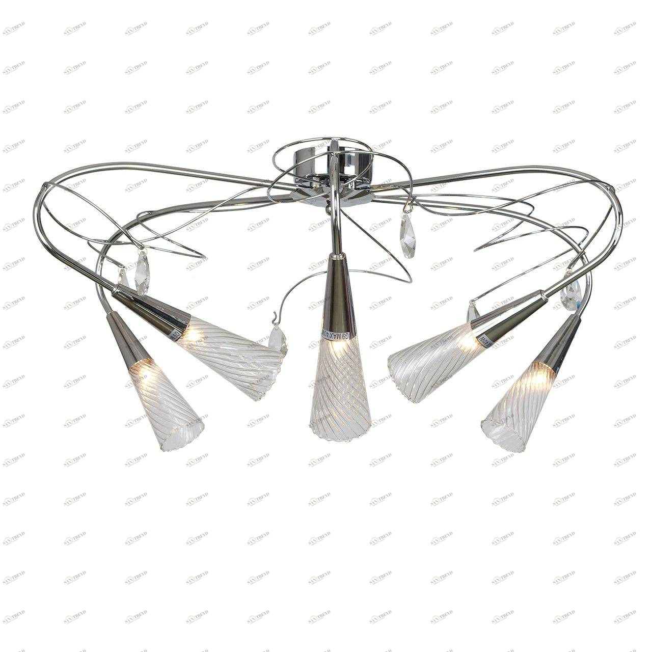 Потолочная люстра Lightstar Aereo 711064 LIGHTSTAR ДИЗАЙНЕРСКИЕ, AEREO 058338 Хром 