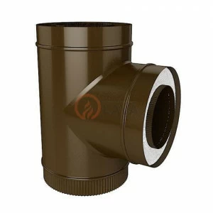 Сэндвич-тройник LAVA 180/250 мм. 90" коричневый (8017)