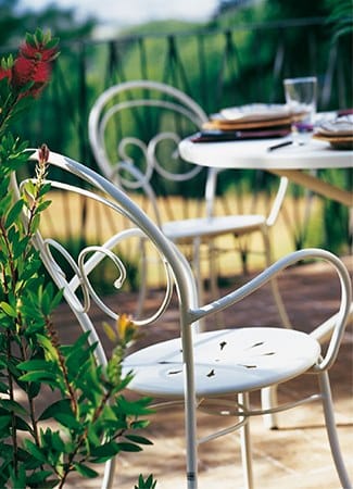Металлический штабелируемый садовый стул с подлокотниками Vermobil Mimmo ARCH-00006931 - Вид №2