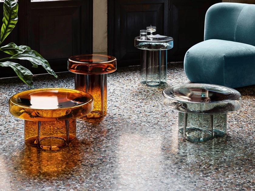 Miniforms Круглый журнальный столик из дутого стекла sun-id-1474002 - Вид №2