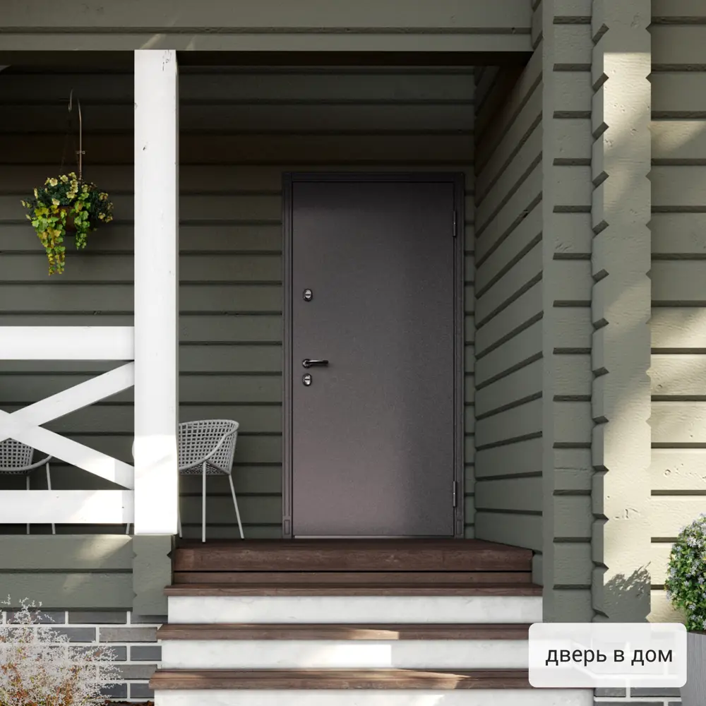 Дверь входная металлическая Термо 95x205 см правая цвет ринго пепел TOREX STLM-2199338 - Вид №15