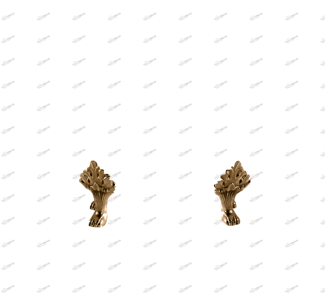 Gentry Home Bexley Cast iron bathtubs with feet Тюльпан бронзовый GH101433 