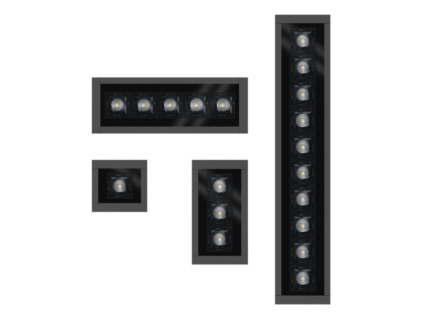 Алюминиевый прямоугольный светодиодный светильник Ghidini Lighting Edge ARCH-00106234 - Вид №1