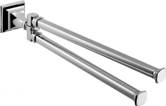 B3212 Полотенцедержатель двойной 41.5 см (хром) COLOMBO PORTOFINO Colombo Design