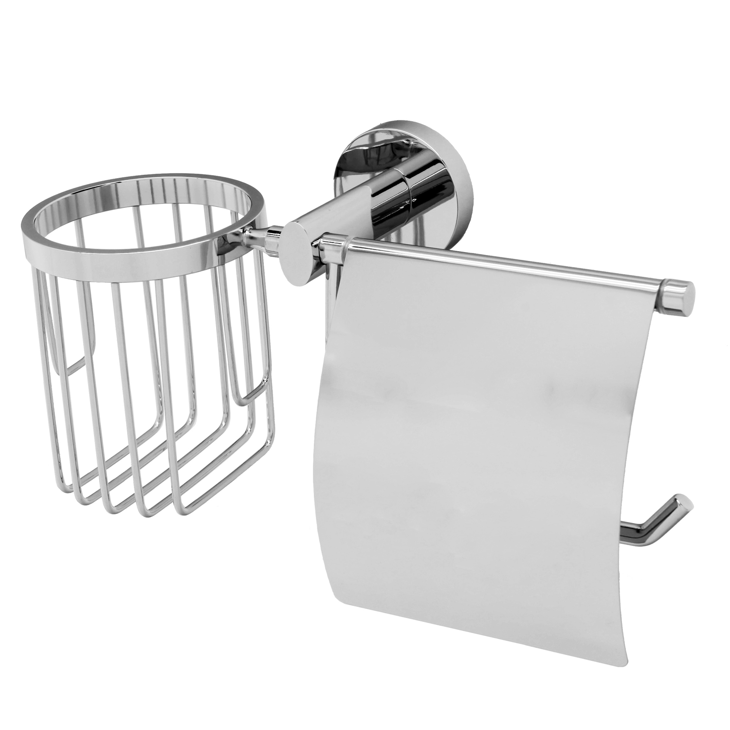 K-6259 Rhein Держатель туалетной бумаги и освежителя WasserKRAFT Rhein K-6200  - Вид №1