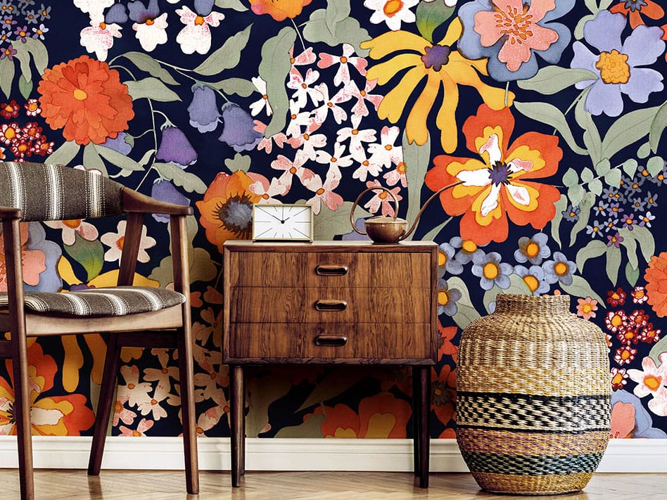 Тропические обои ПВХ бесплатно, экологически чистые, моющиеся WallPepper BLOOMED ARCH-00016270