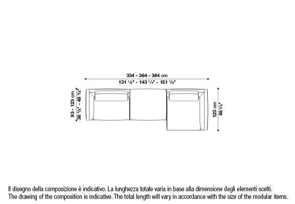 Угловой диван из ткани B&B Italia Ричард ARCH-00040927 - Вид №102