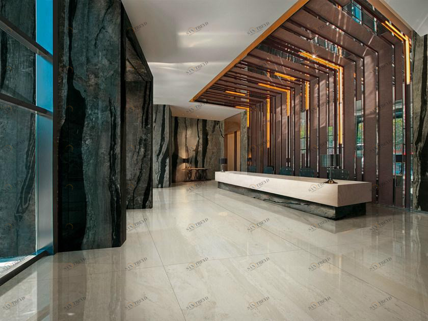 AVA Ceramica Настенная / напольная плитка из керамогранита с эффектом мрамора Copacabana sun-id-1470883