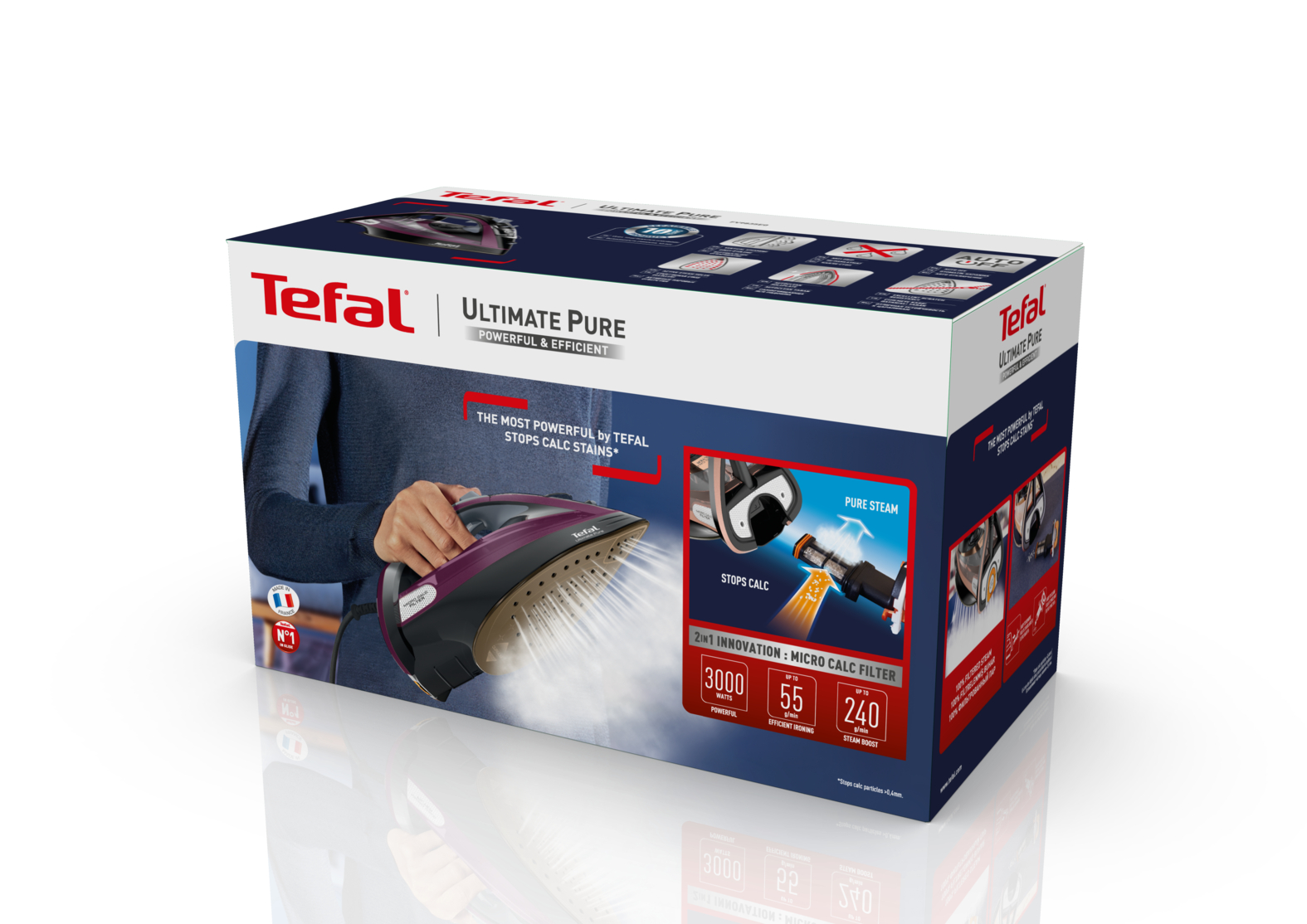 9067432 Утюг Tefal Ultimate Pure FV9835E0 черный STDN-0053782 - Вид №2