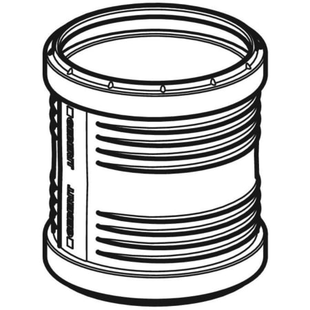 390.317.14.1 Муфта надвижная Geberit Silent-PP Geberit  - Вид №1