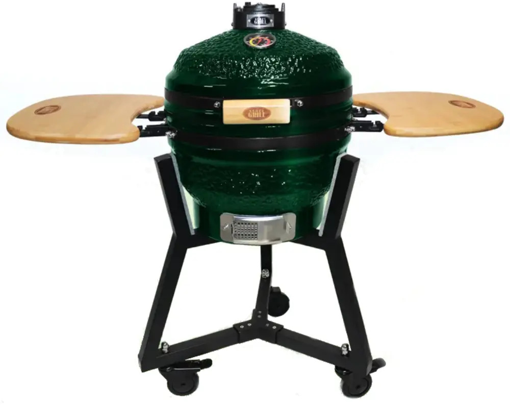 90490347 Гриль керамический Start Grill 16 PRO зеленый с термометром STLM-0249485