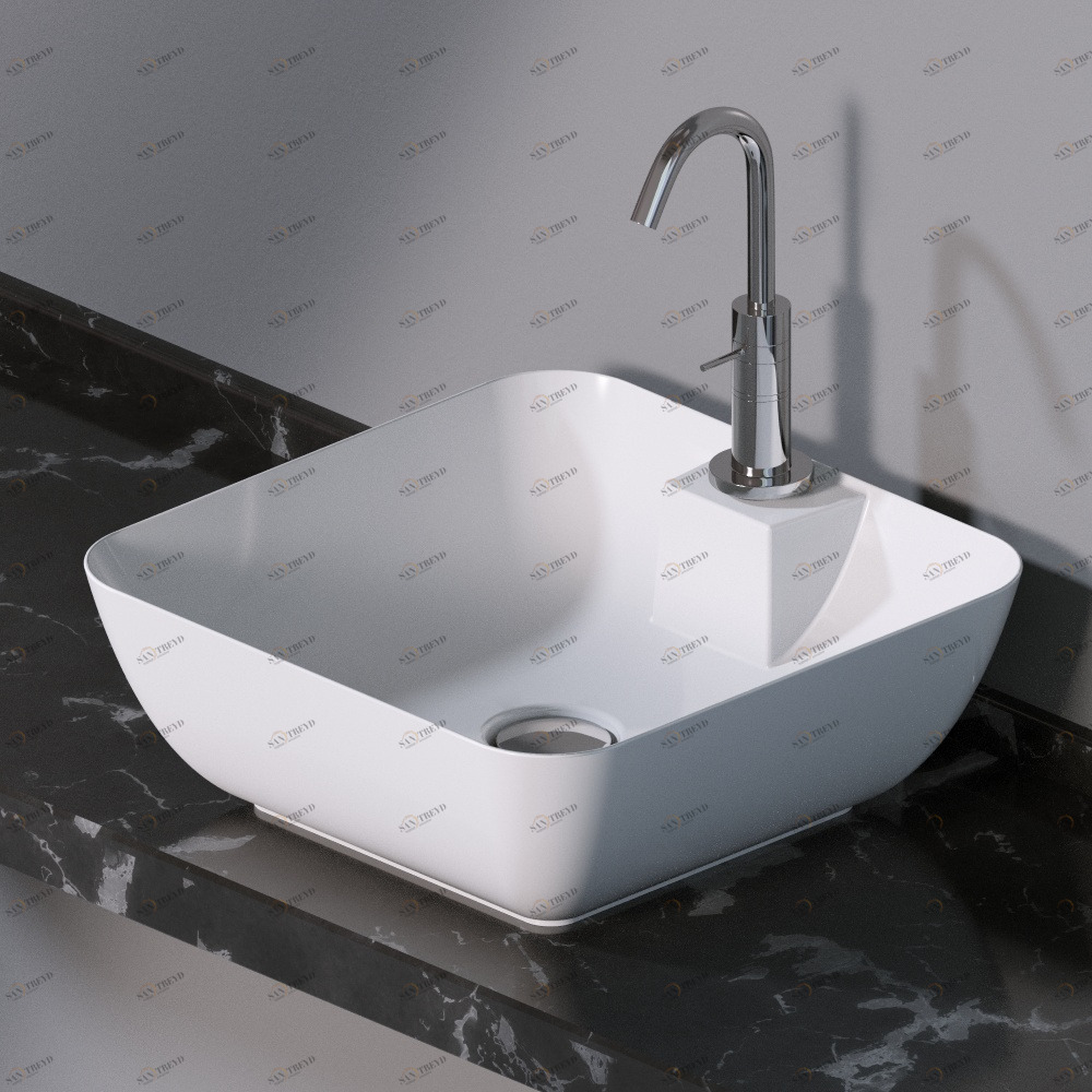 L606100 Накладная раковина на столешницу  прямоугольная A. e T. Italia ELITE AeT ITALIA