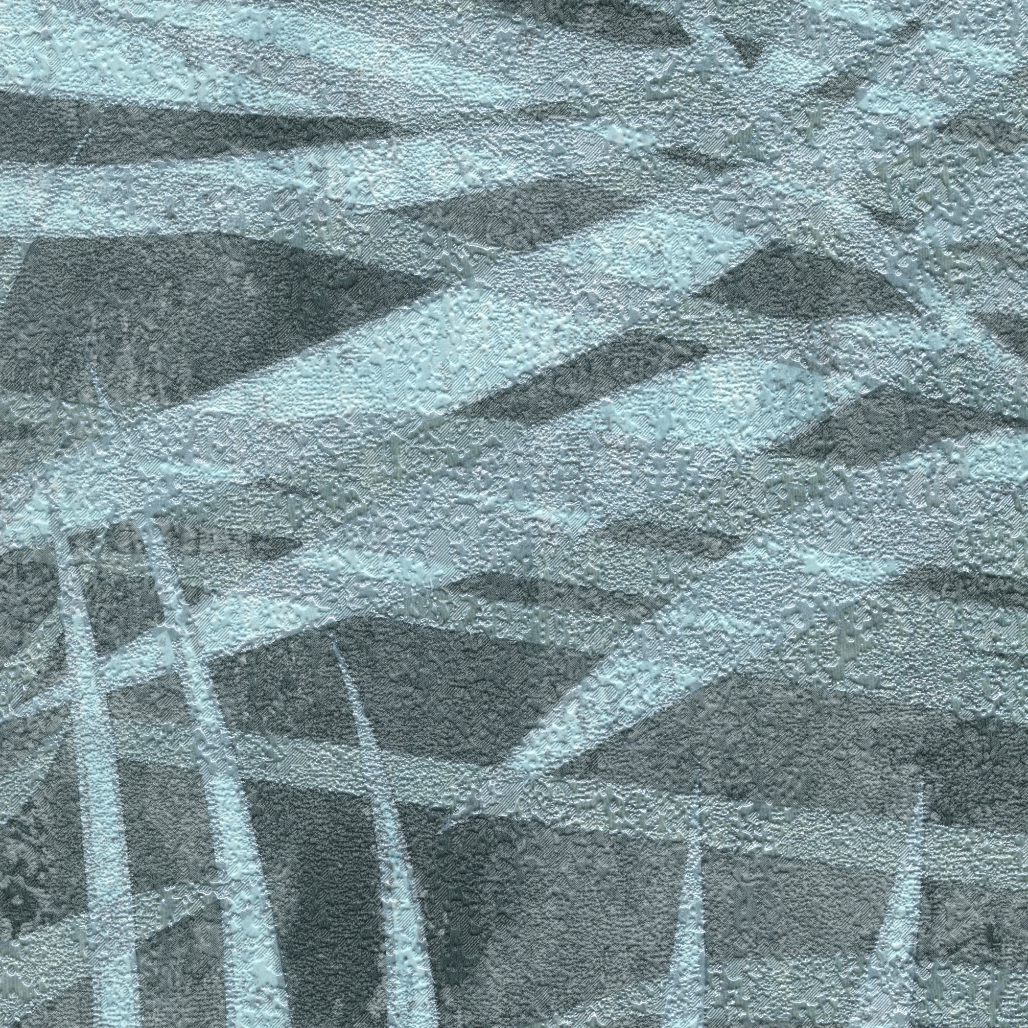 Флизелиновые обои WALL UP MOUSSON бирюзовые с растительным орнаментом 87892190 STLM-0076032 - Вид №1