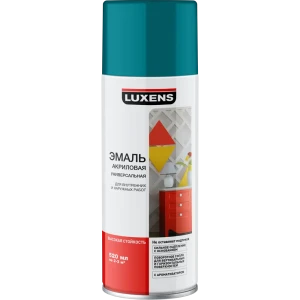 Эмаль аэрозольная Luxens цвет бирюзовый 0.52 л