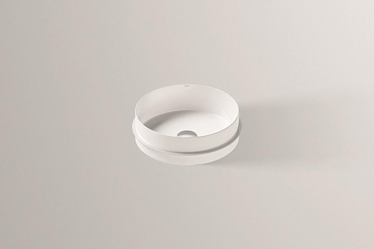 2024503400 Встраиваемая раковина для плит толщиной 30 мм, eb.ke375, белая, для простого ухода Alape серия KE (Unisono) 