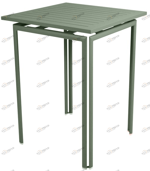 Fermob Квадратный алюминиевый высокий садовый стол Costa 7950