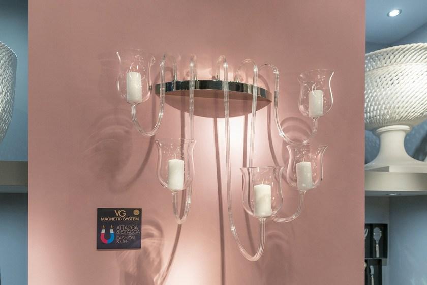 VGnewtrend Настенный подсвечник из дутого стекла sun-id-1422434 - Вид №3