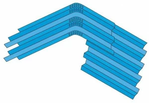 UNIMETAL Изогнутая металлическая арматура для кровли Genus