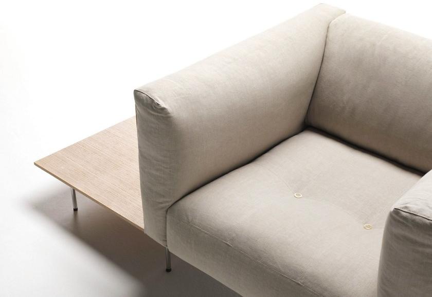 Living Divani Мягкое кресло со съемным чехлом из ткани с подлокотниками Rodwood sun-id-1424969 - Вид №3