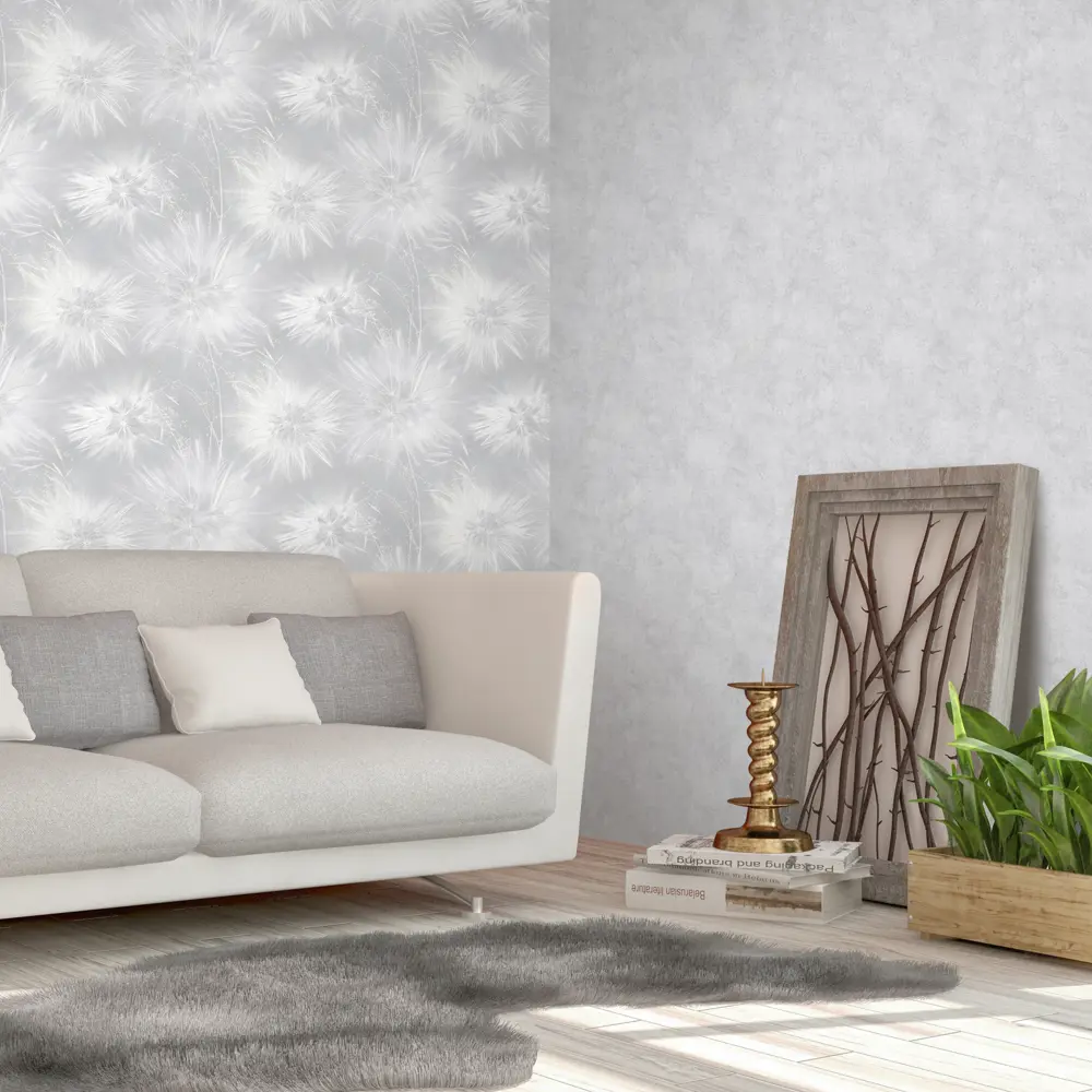 Victoria Stenova Amazing — серые флизелиновые обои с рельефной текстурой 89363946 STLM-0833555 - Вид №4