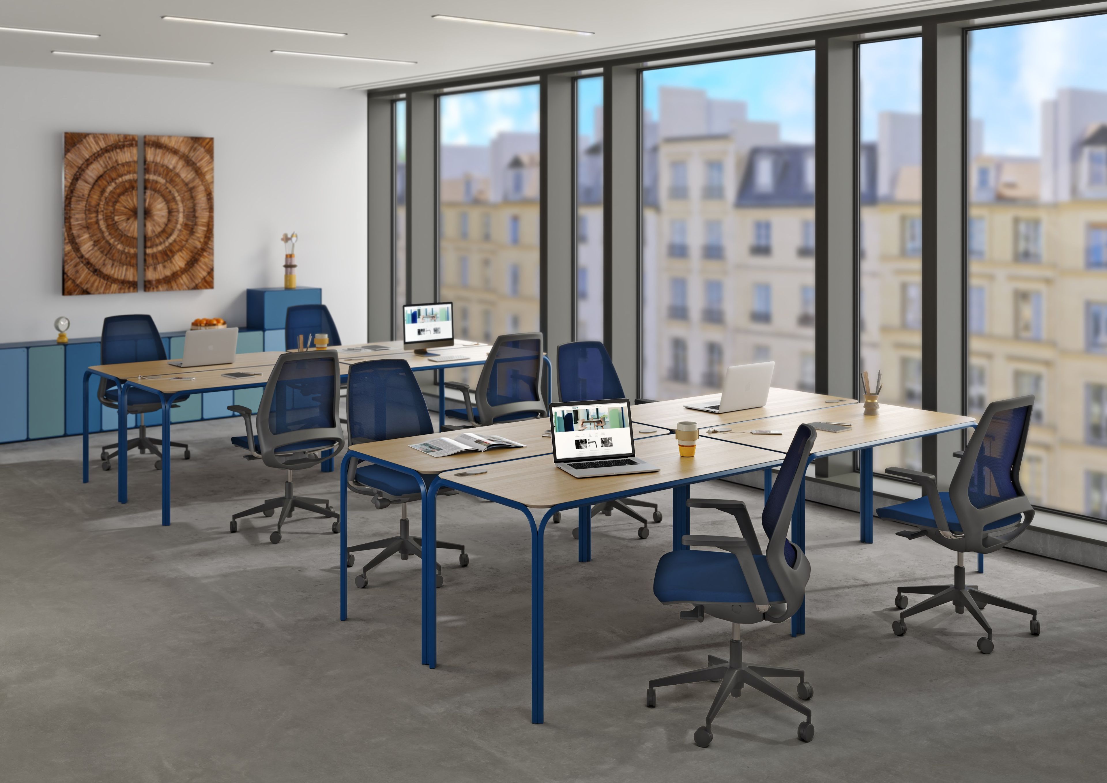 Прямоугольный рабочий стол с системой люверсов Cider Edition Bended ARCH-00076466 - Вид №2