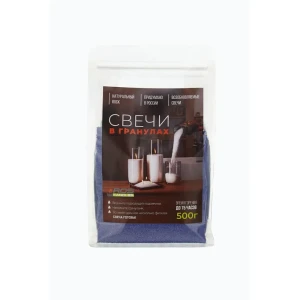 91545341 Набор для изготовления свечей Roscandles пакет 500 г+фитили 2 м цвет голубика STLM-0818076
