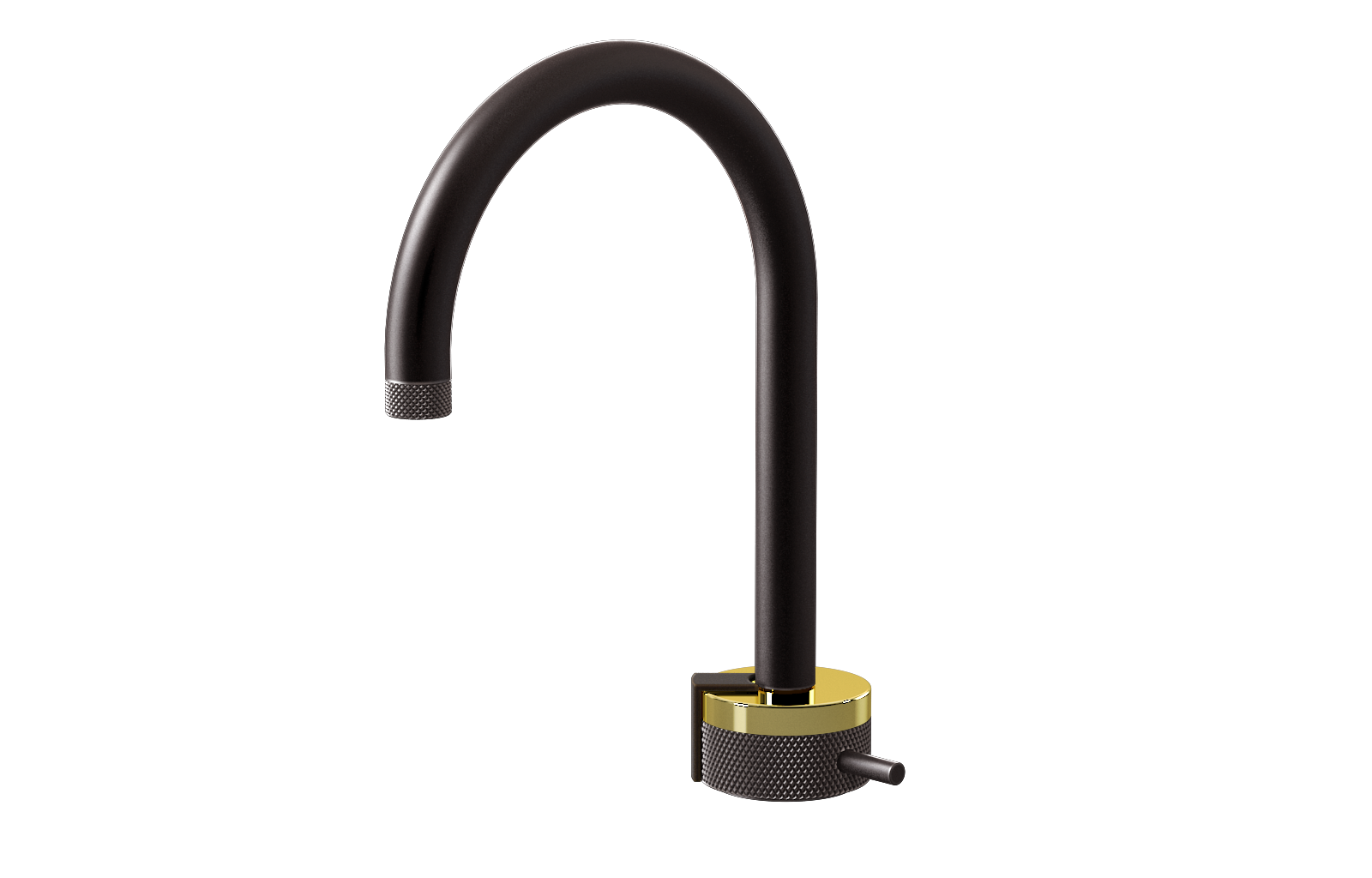 E-11502-R1PB-L2OB-GM Однорычажный прогрессивный смеситель для раковины - излив 16см GRAFF MOD+
