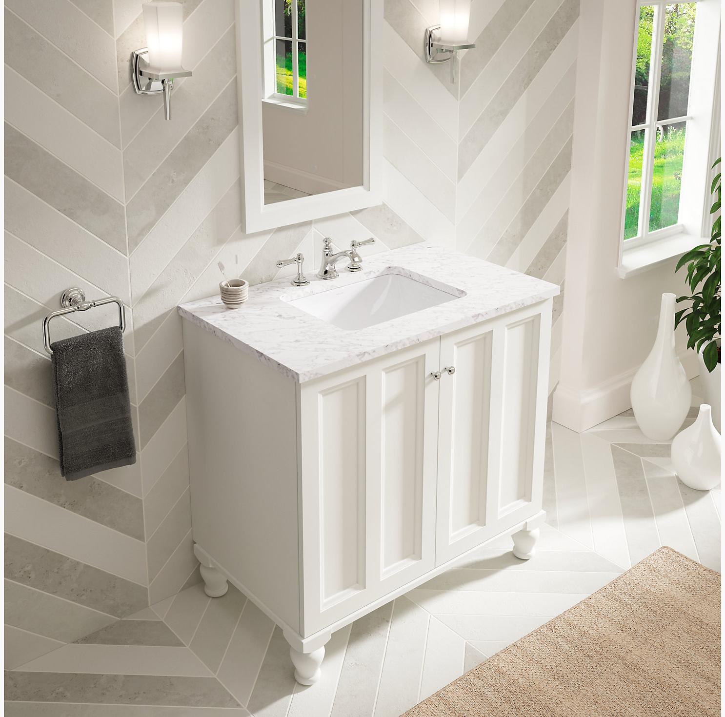 K-20000-96 Накладная раковина под столешницу  прямоугольная Kohler  - Вид №3