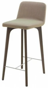 Ligne Roset Табурет высокий, обитый тканью, со спинкой Vik 10261326