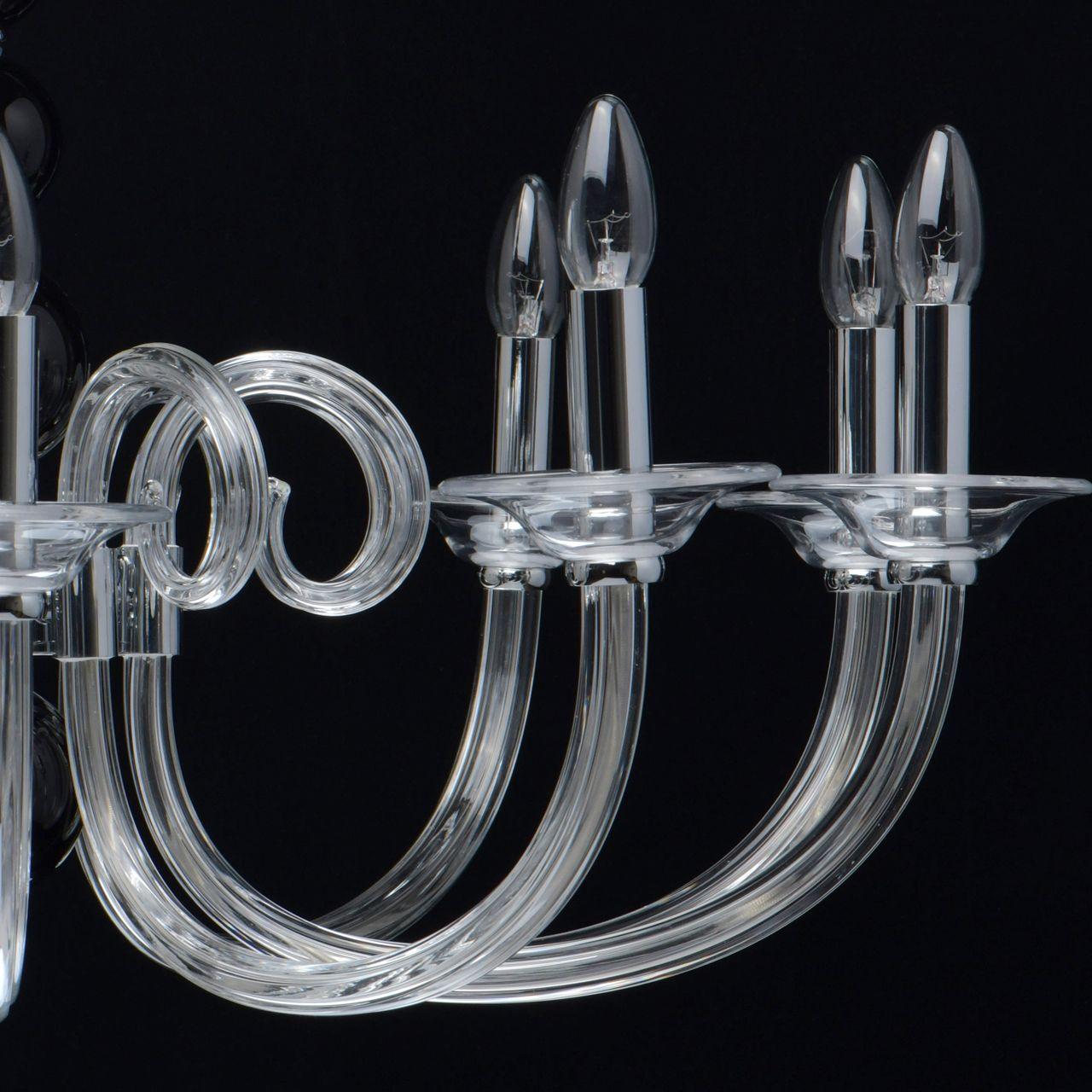 Подвесная люстра MW-Light Элла 483014210 MW-LIGHT ДИЗАЙНЕРСКИЕ, ЭЛЛА 279667 Хром  - Вид №3