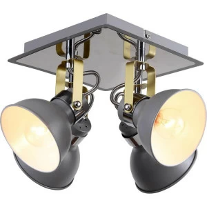 Спот потолочный на 4 лампы серый Norin 2024/06/04C STILFORT NORIN 00-3891481 Серый