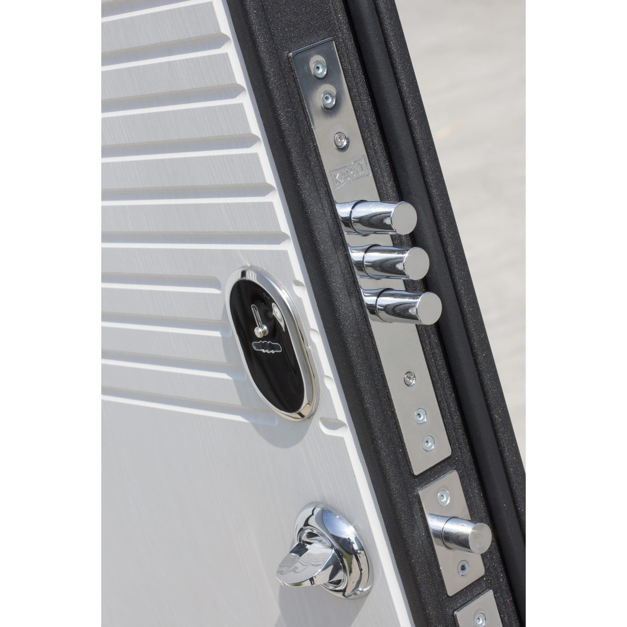 81960621 Дверная металлическая Гарда 7.5 муар 860 мм правая, цвет дуб сонома Santreyd  - Вид №4